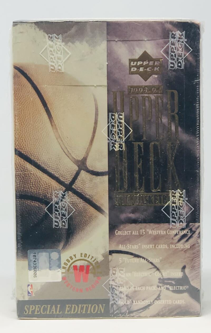 1993-94 Upper Deck SE Western Hobby Edition Basketball Box Image 2
