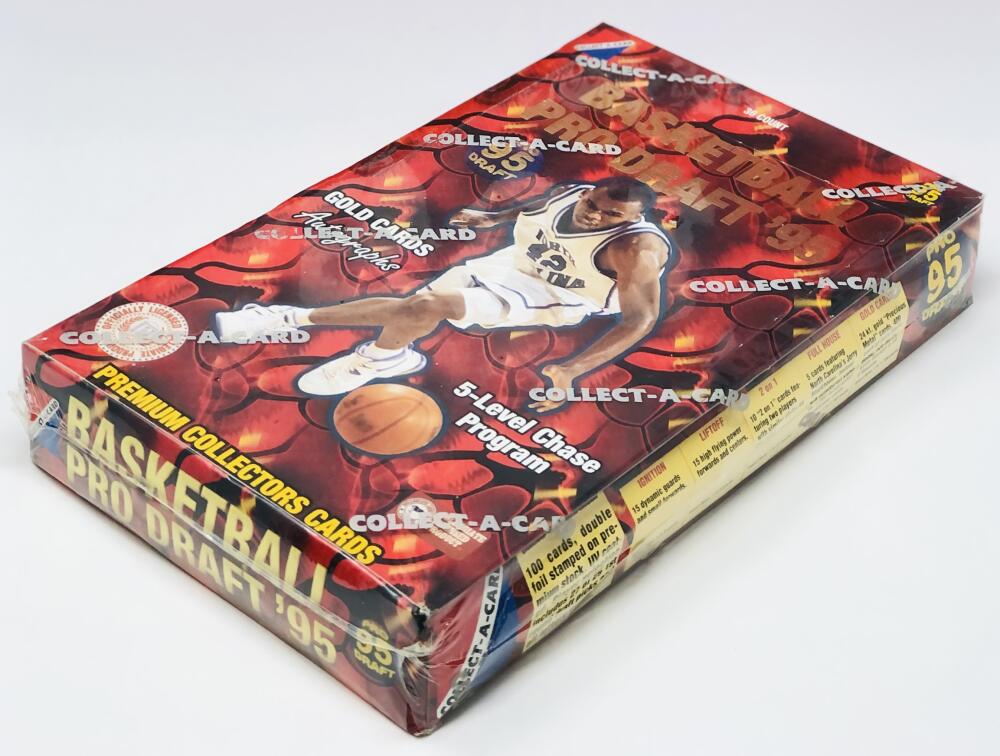 1995 Classic Collect-A-Card Pro Draft Basketball Box Image 2