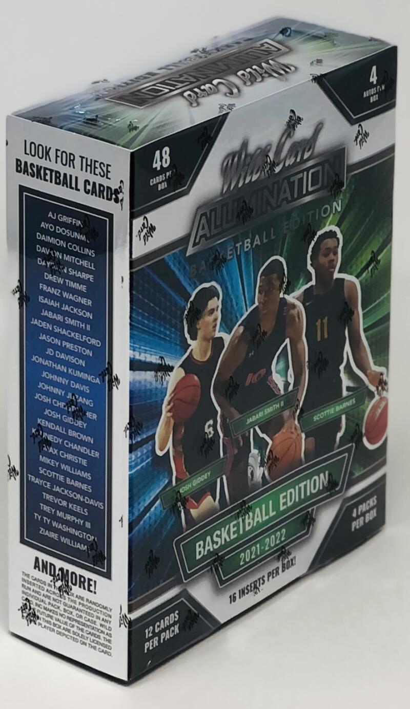 2021-22 Wild Card Alumination Basketball Box Image 1