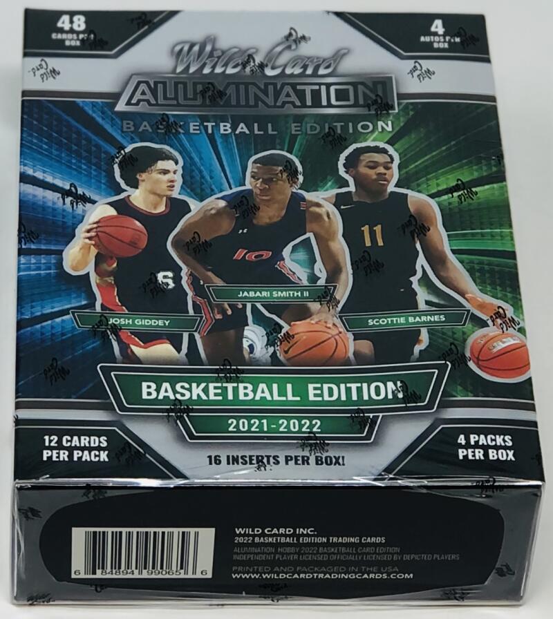 2021-22 Wild Card Alumination Basketball Box Image 2