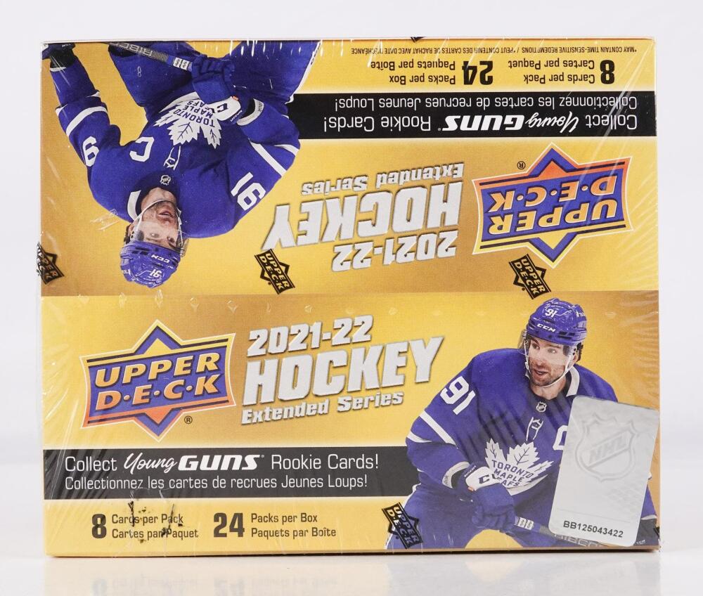  2021-22 Upper Deck Extended Series Hockey 24-Pack Retail Box Image 2