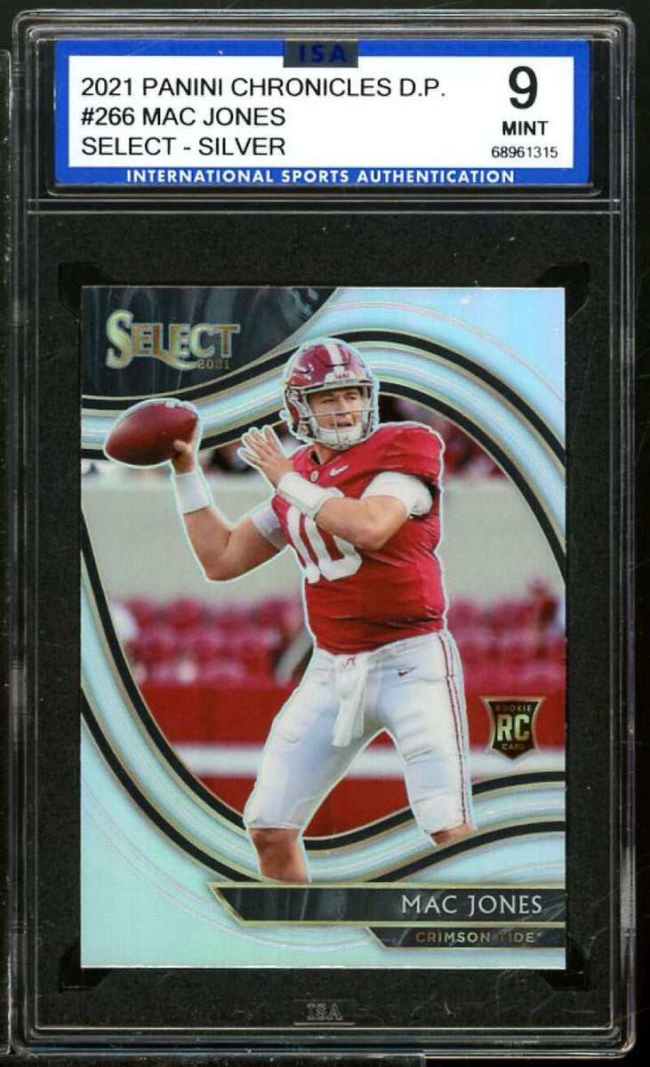 Mac Jones 2021 Select high quality Silver Rookie PSA Graded