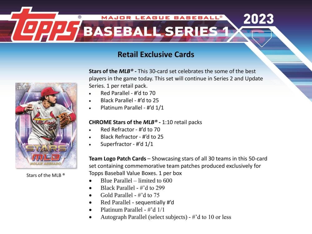 2023 Topps Series 1 Baseball 7-Pack Blaster Box (Commemorative Relic Card!) Image 8