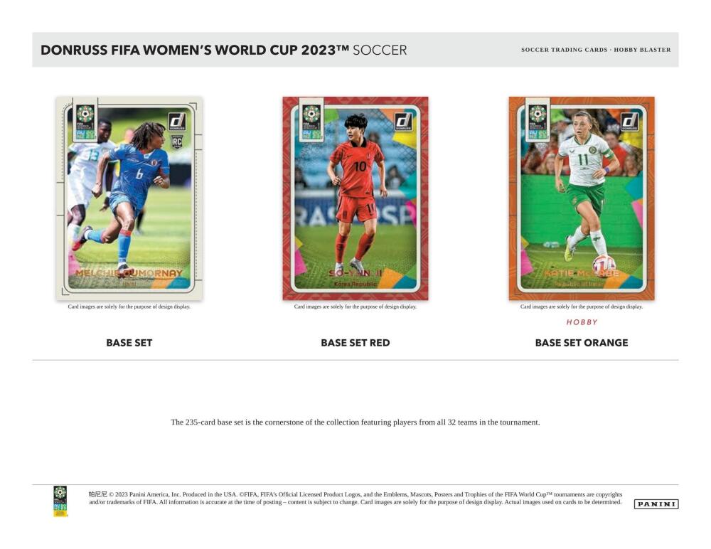 2023 Panini Donruss Soccer FIFA Women's World Cup Hobby Blaster Box Image 3