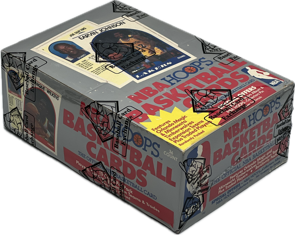 1989-90 Hoops Series 2 Basketball Card Wax Pack Box NBA Michael Jordan 36 packs BBCE
 Image 1