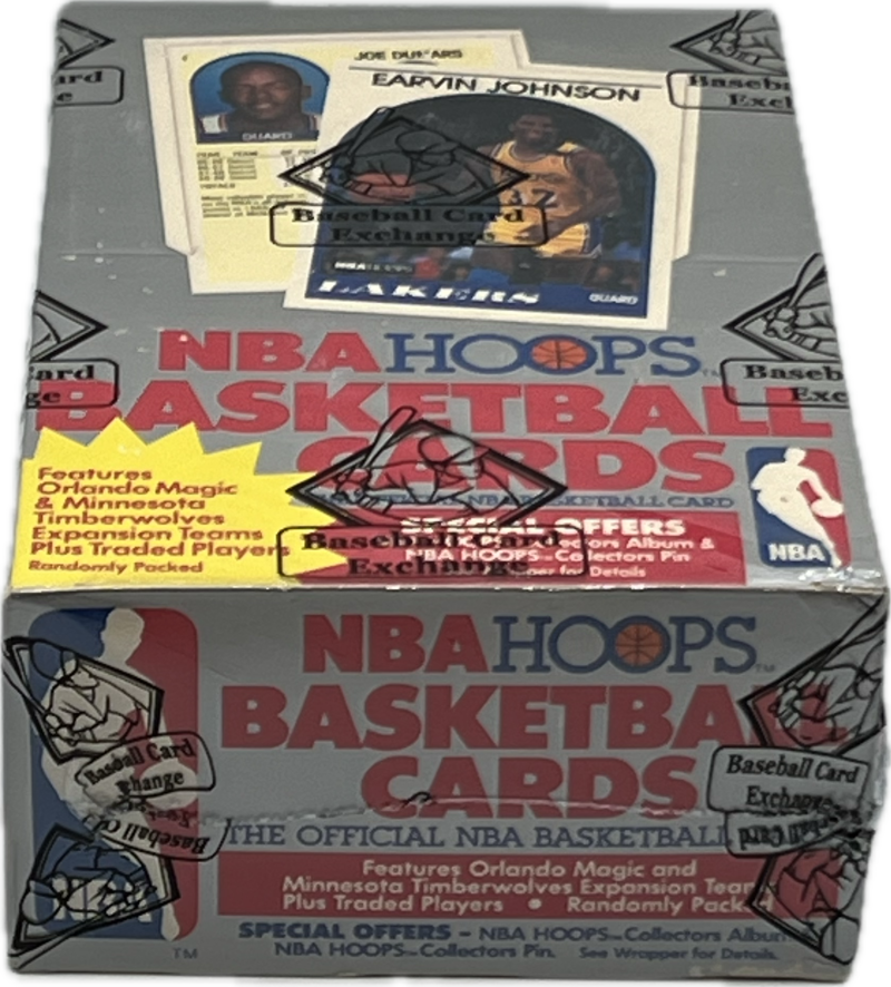 1989-90 Hoops Series 2 Basketball Card Wax Pack Box NBA Michael Jordan 36 packs BBCE
 Image 2
