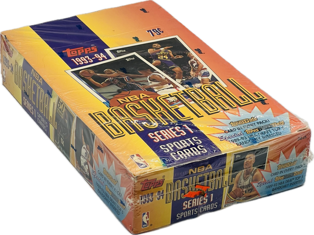 1993-94 Topps Series 1 Basketball Box Image 1