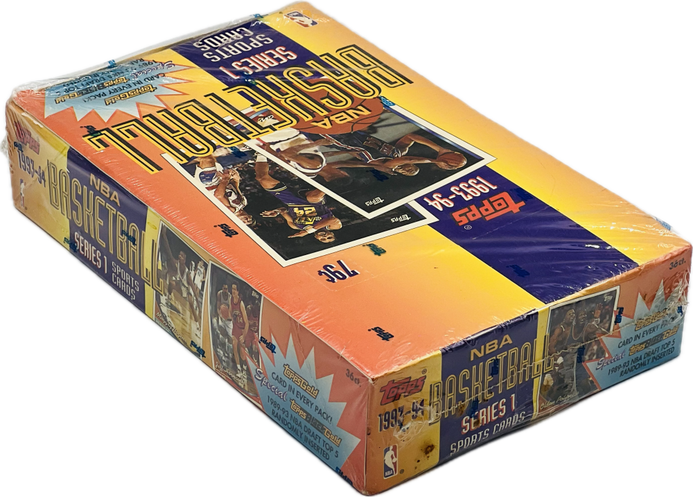 1993-94 Topps Series 1 Basketball Box Image 4