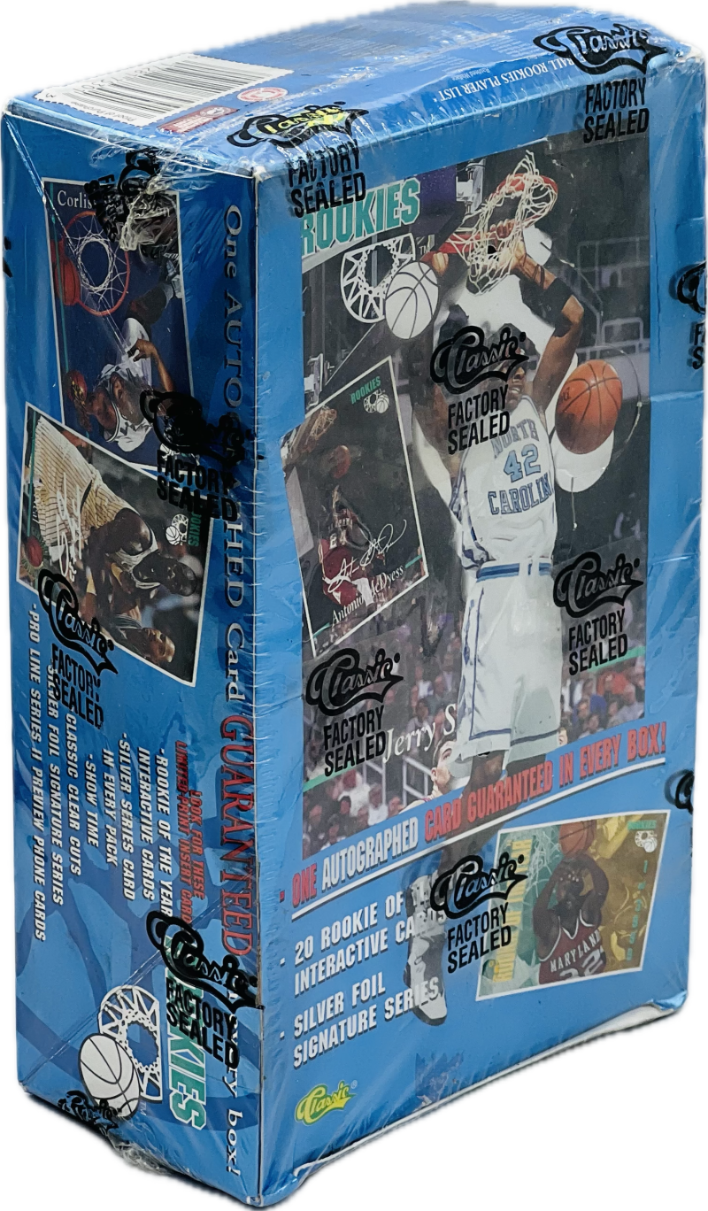 1995 Classic Rookies Basketball Box Image 1