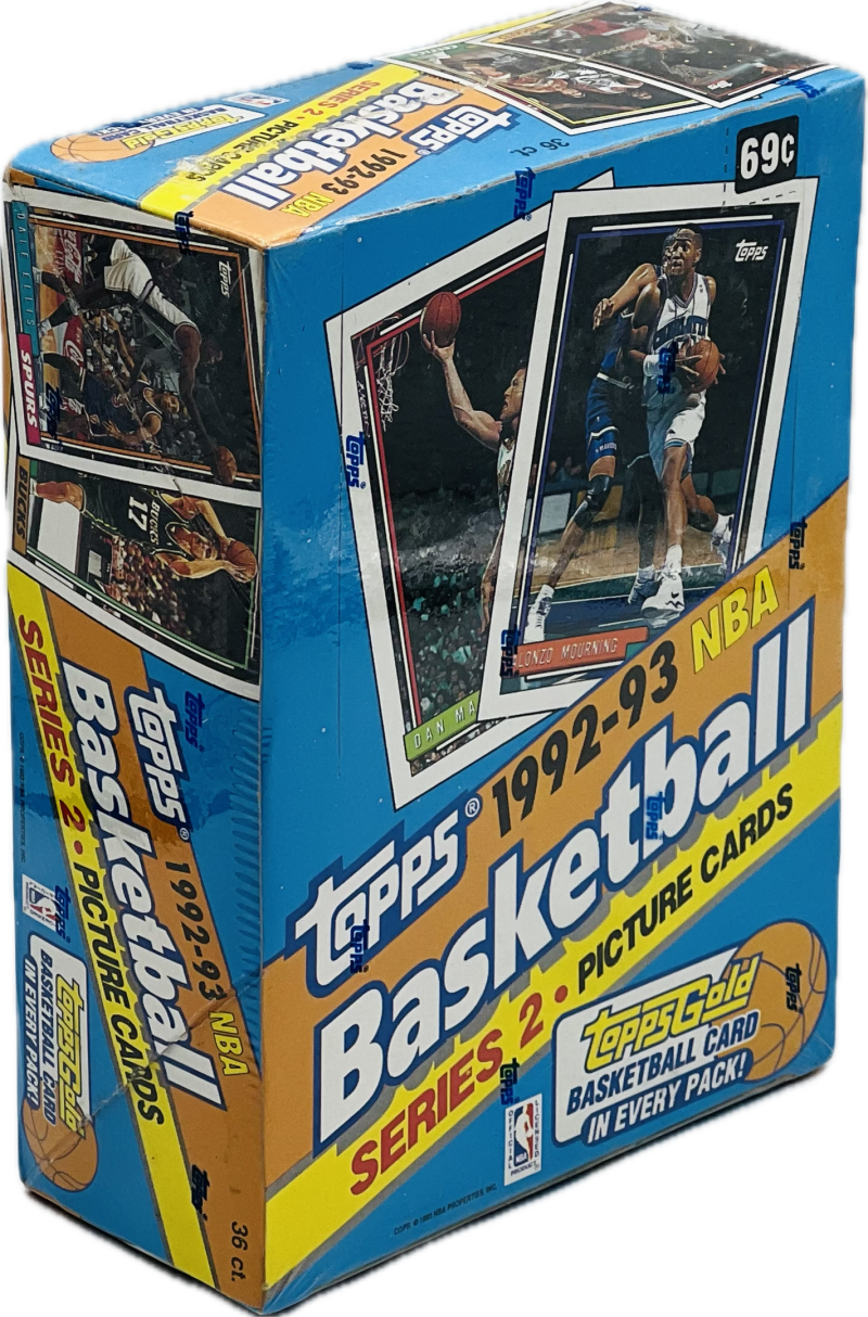 1992-93 Topps Series 2 Basketball Box Shaquille O'Neal Rookie Image 1