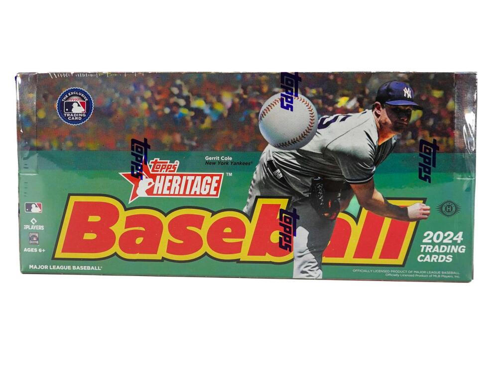 2024 Topps Heritage Baseball Hobby Box Image 1