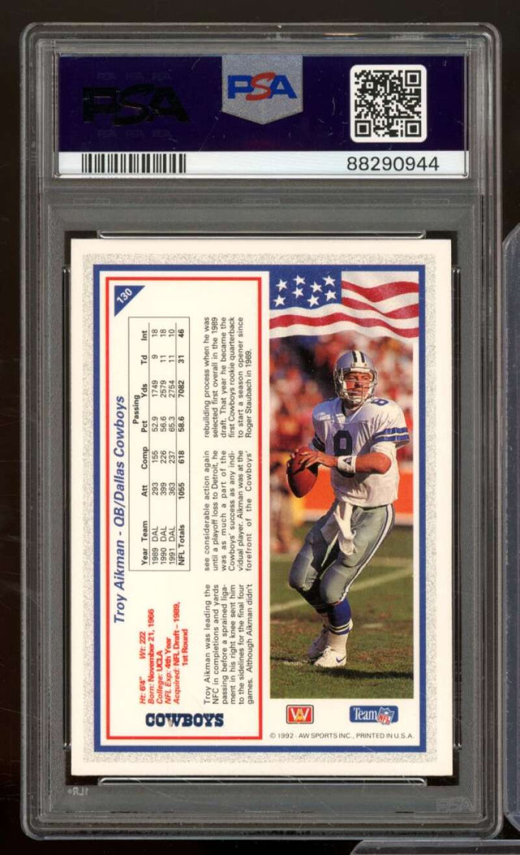 rare troy aikman cards Troy Aikman Trios Auto Autograph Sports Card Listed at $5,000