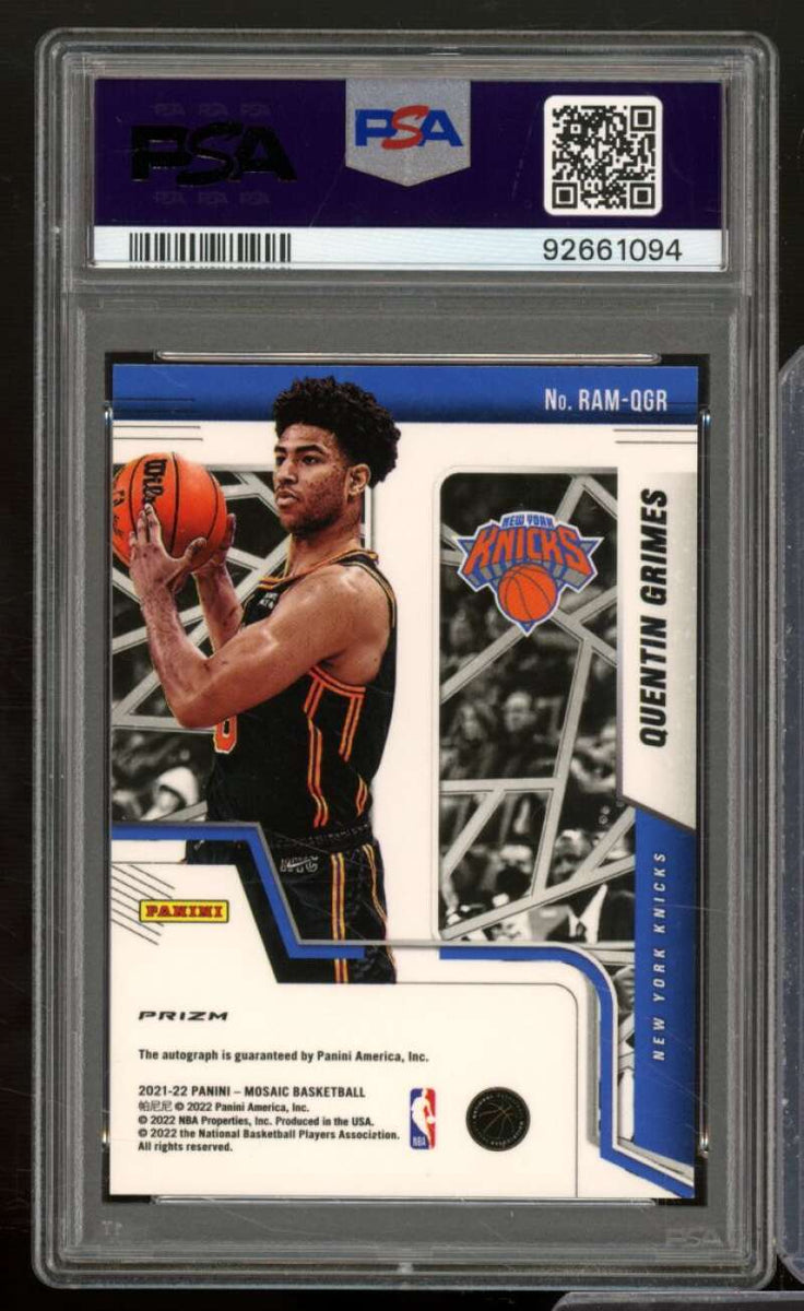 2020-21 Donruss Quentin Grimes Choice Red Rated retailer Rookie Auto RC 02/99 - Knicks!