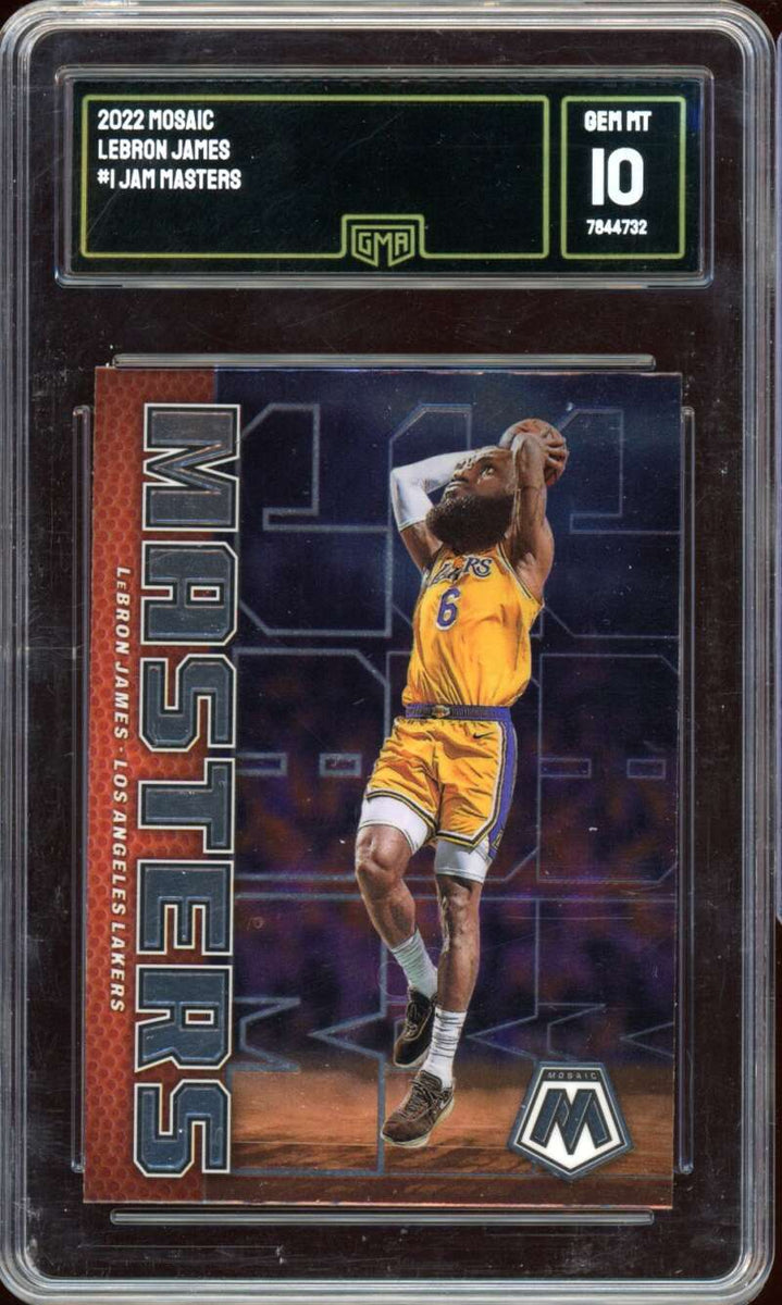 lebron james graded cards LeBron James Card 2022-23 Mosaic Jam Masters #1 GMA 10 – SUPERIORSPORTSINVESTMENTS.COM