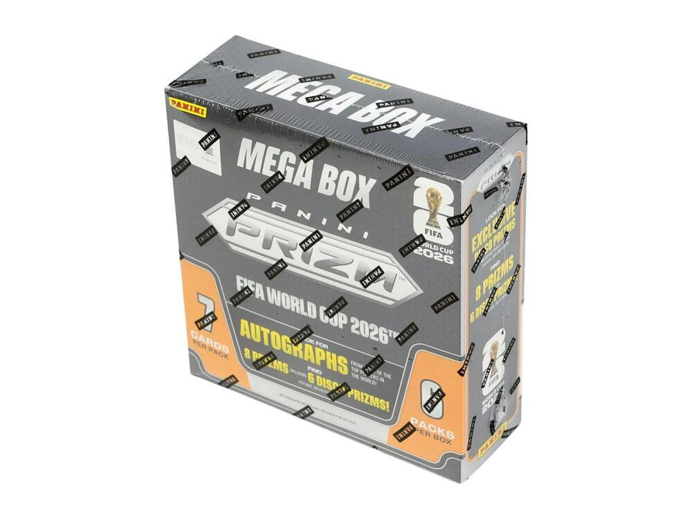 2026 Panini Prizm FIFA World Cup Soccer Mega Box (Red Disco