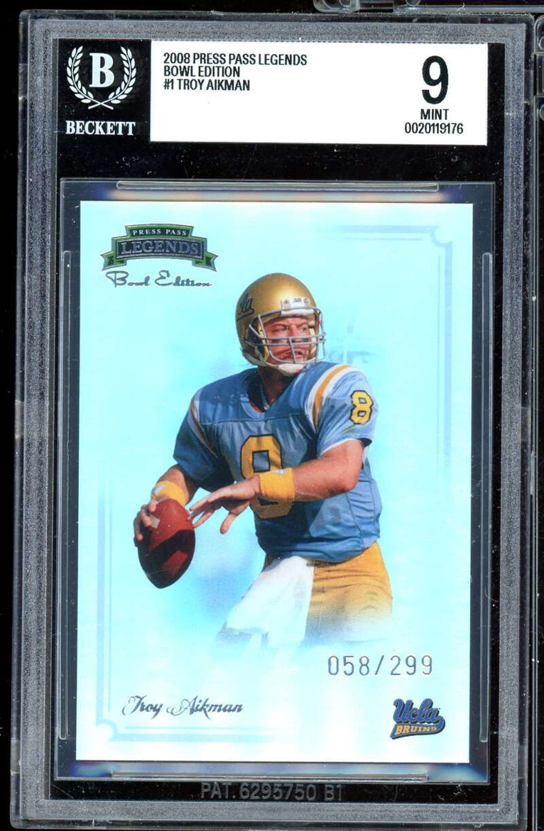 Troy Aikman Card 2008 Press Pass Legends Bowl Edition (58/299) #1