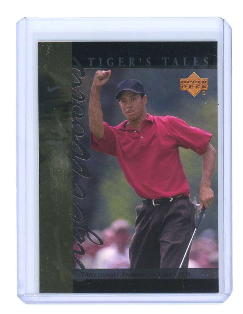 2001 upper deck tiger's tales #TT11 TIGER WOODS rookie card
