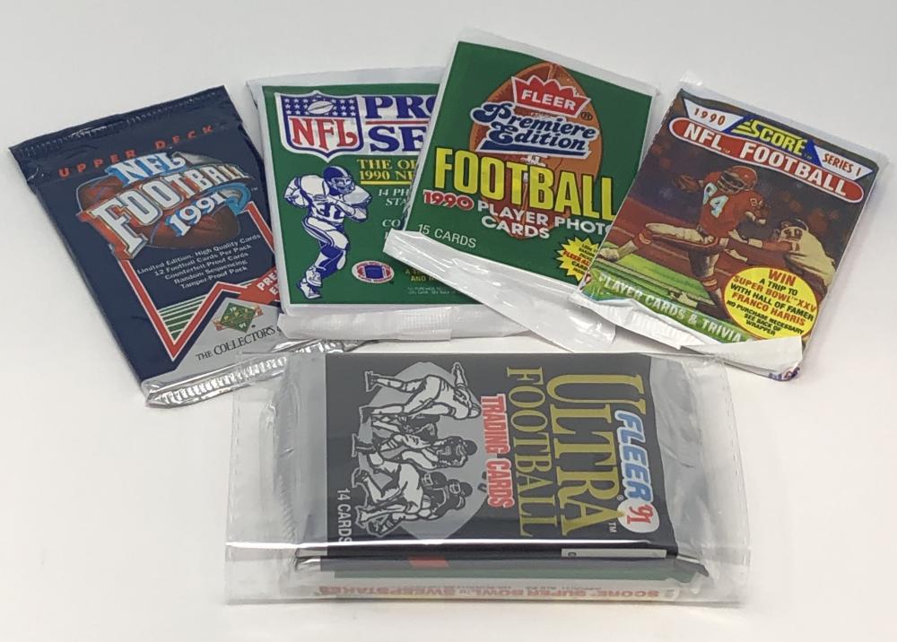 Superior Sports Investments Football Cards in Vintage Sealed Packs (60 Count) Image 1