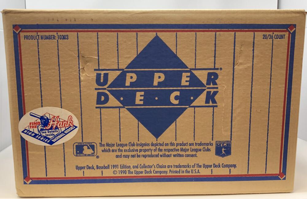 1991 Upper Deck High Series "Find The Hank" Baseball Case Image 5