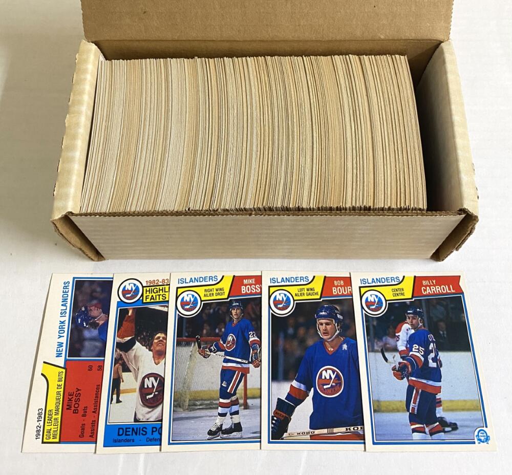 1983-84 O-Pee-Chee Hockey Hand Collated Set 1-396 Image 1