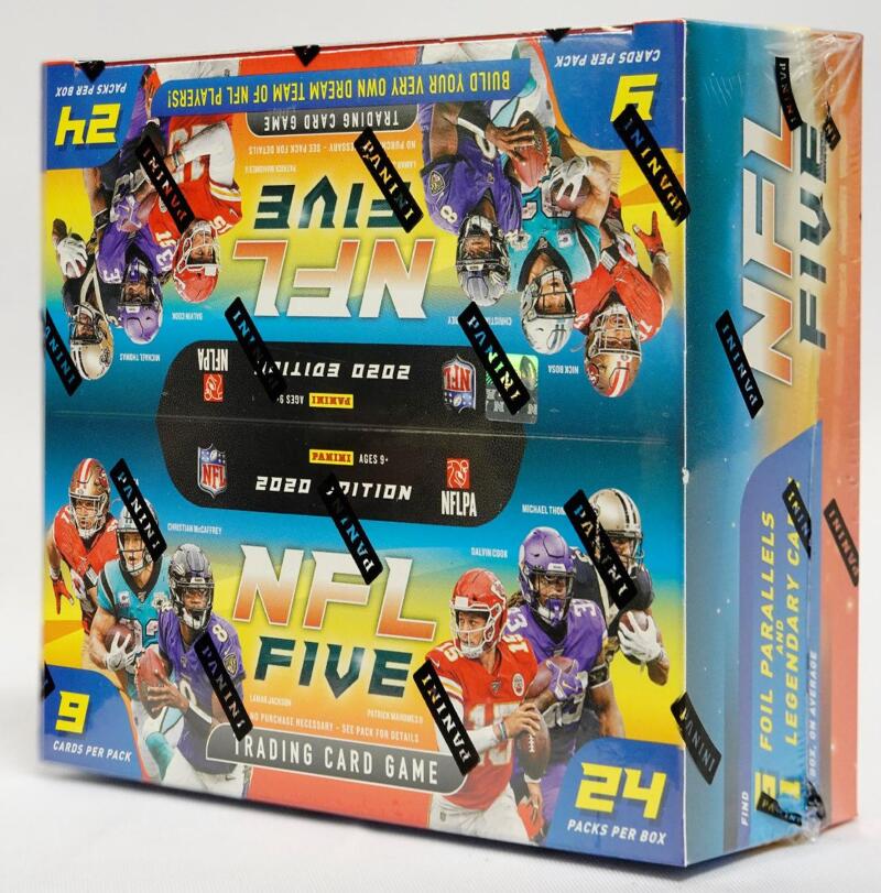 2020 Panini NFL Five Football Trading Card Game Booster Box w/ Joe Burrow Rookie Image 1