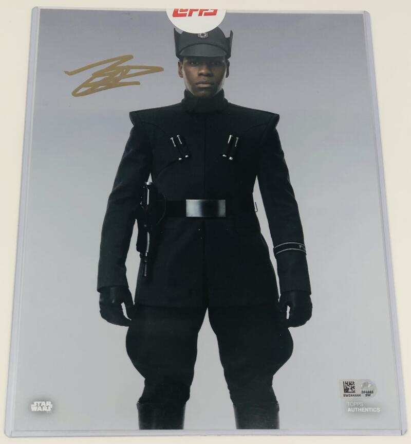 Topps Star Wars 8x10 Authentic Autograped John Boyega Photo  Image 2