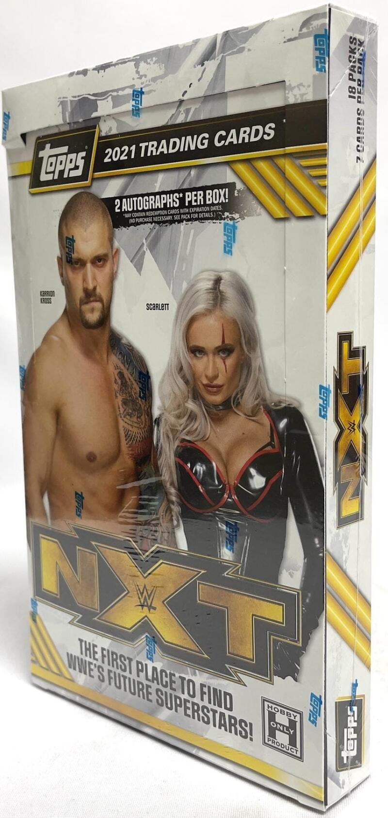 2021 Topps WWE NXT Wrestling Hobby Box Image 2