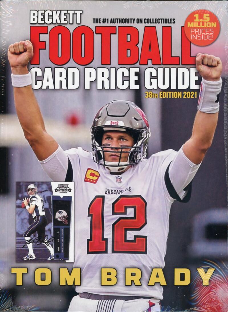 2021 Annual Beckett Football Card Price Guide Magazine 38th Edition Buccaneers Tom Brady Image 1