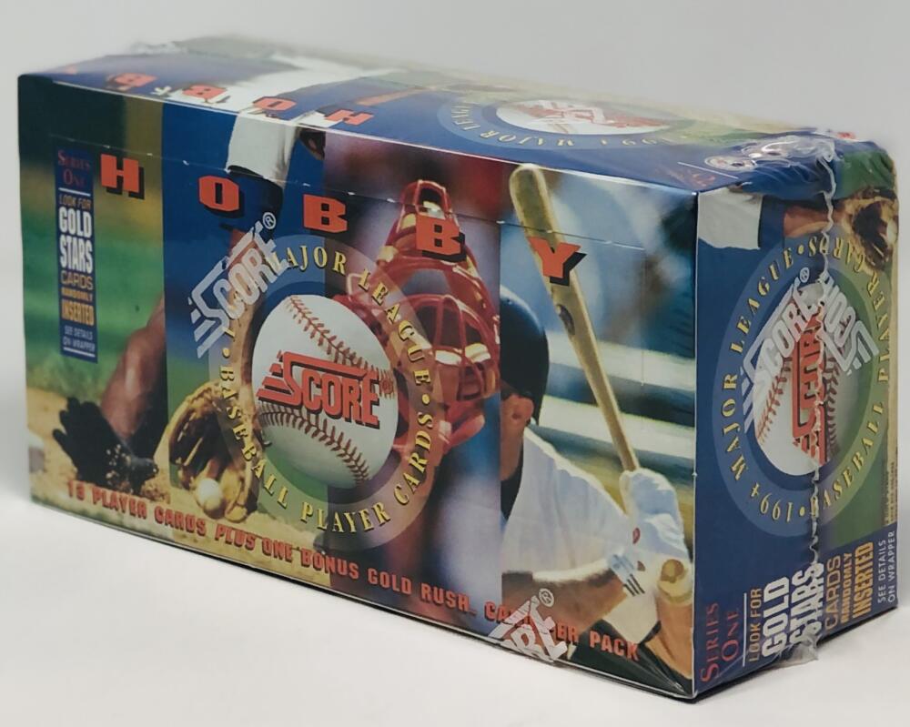 1994 Score Series 1 Baseball Hobby Box Gold Rush Image 2