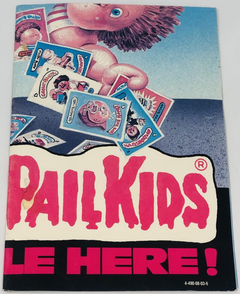 1986 Topps Garbage Pail Kids 6th Series Folded Poster  Image 2