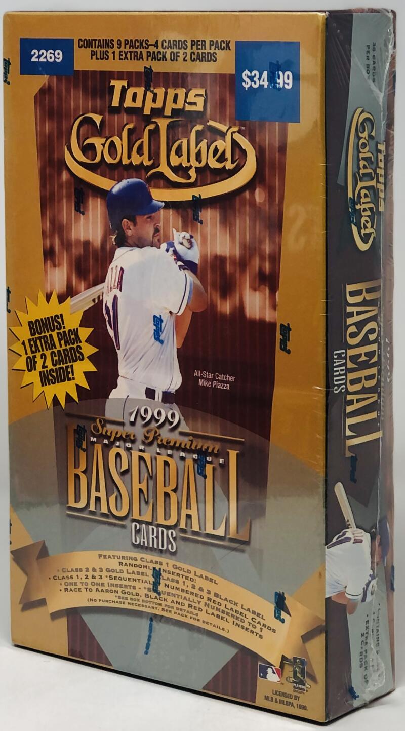 1999 Topps Gold Label 9 Pack Baseball Box Image 2