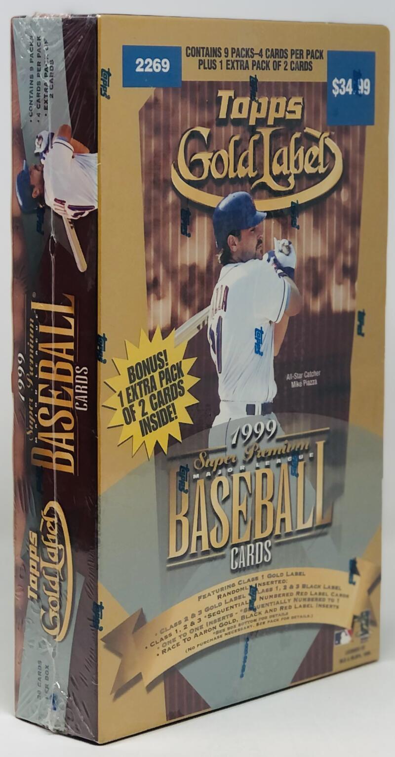 1999 Topps Gold Label 9 Pack Baseball Box Image 3