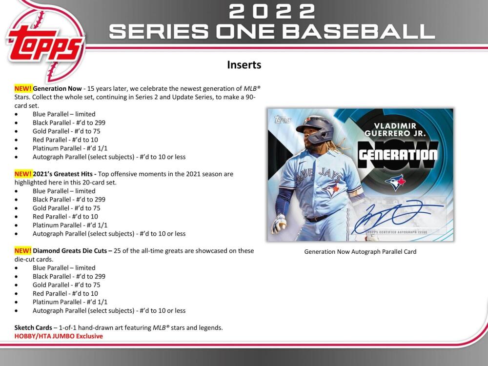 2022 Topps Series 1 Baseball Hobby Jumbo Box Image 6