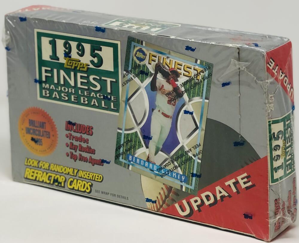 1995 Topps Finest Update Baseball Box Image 1