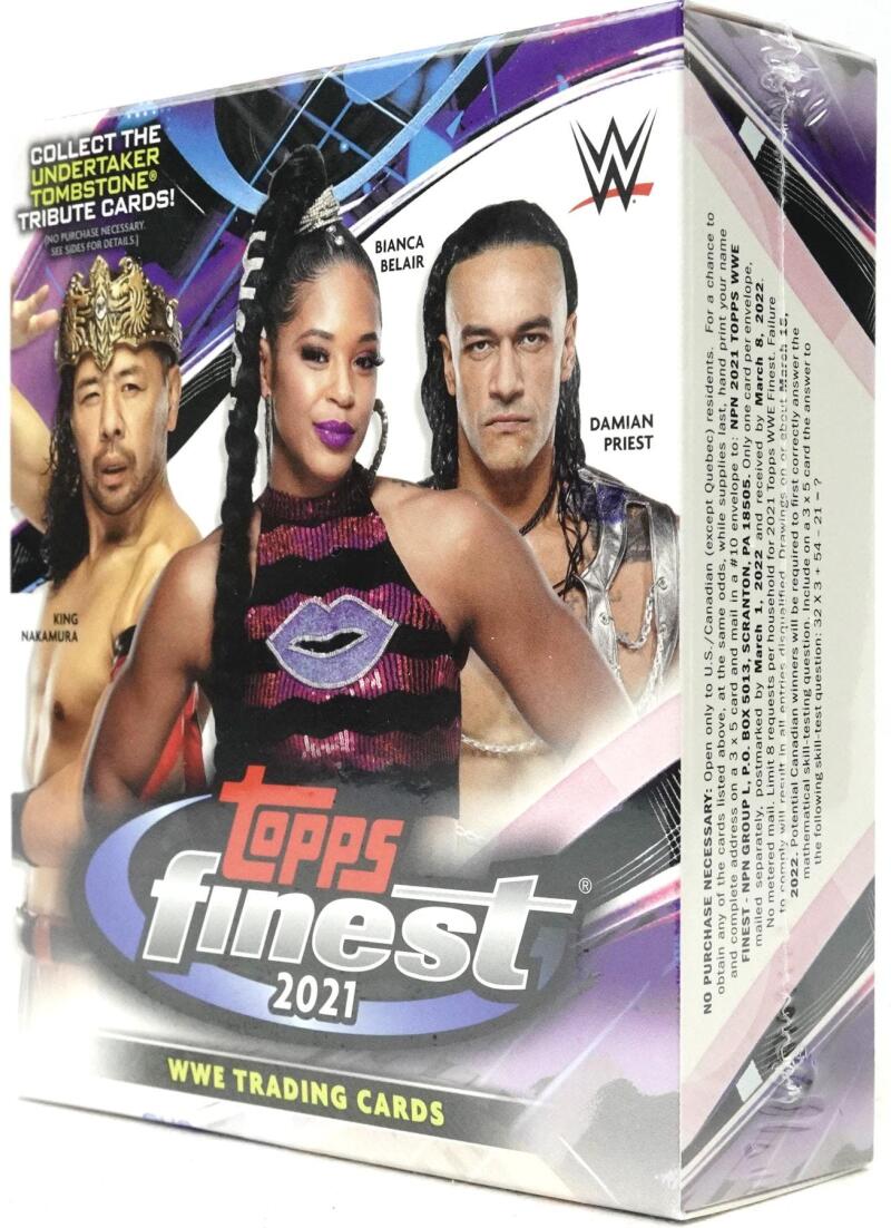 2021 Topps WWE Finest Wrestling Hobby Box Image 4