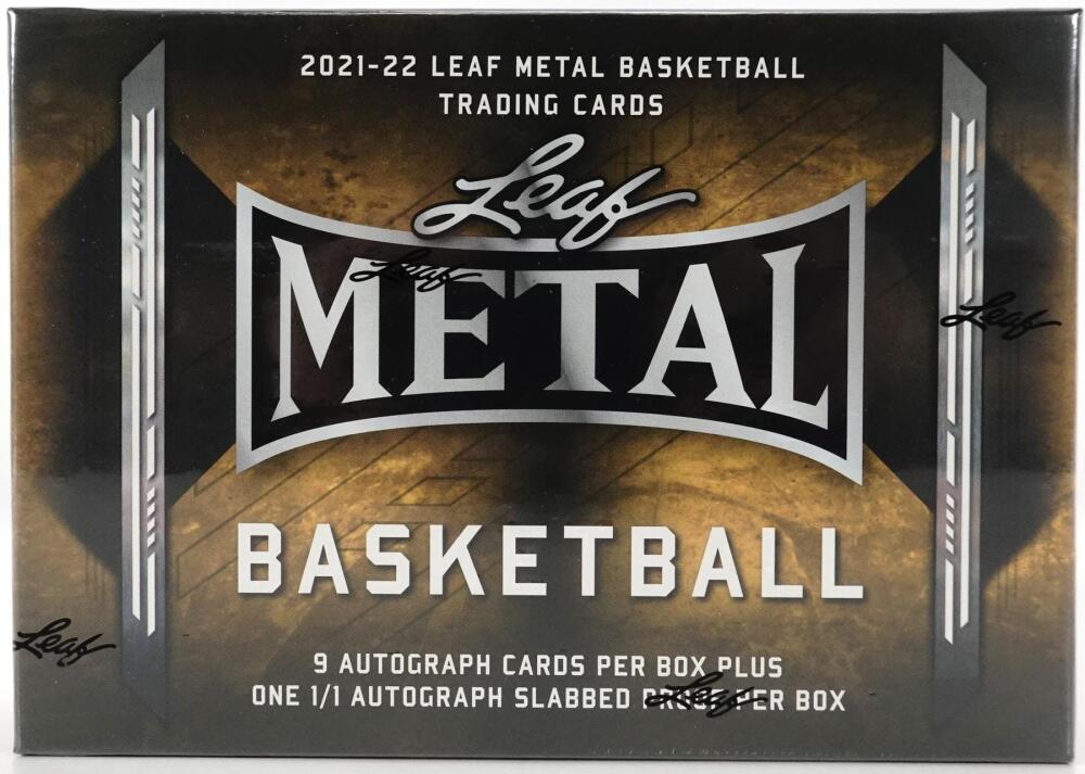 2021-22 Leaf Metal Basketball Hobby Jumbo Box Image 1