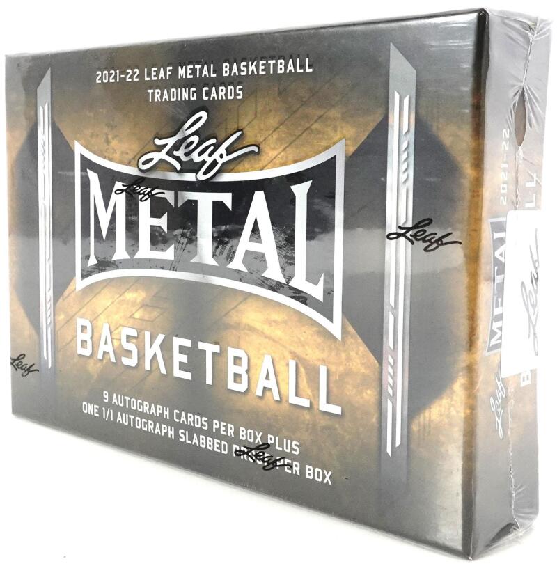 2021-22 Leaf Metal Basketball Hobby Jumbo Box Image 2