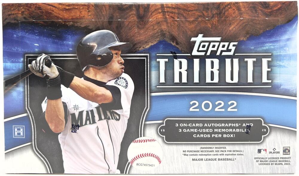 2022 Topps Tribute Baseball Hobby Box Image 1