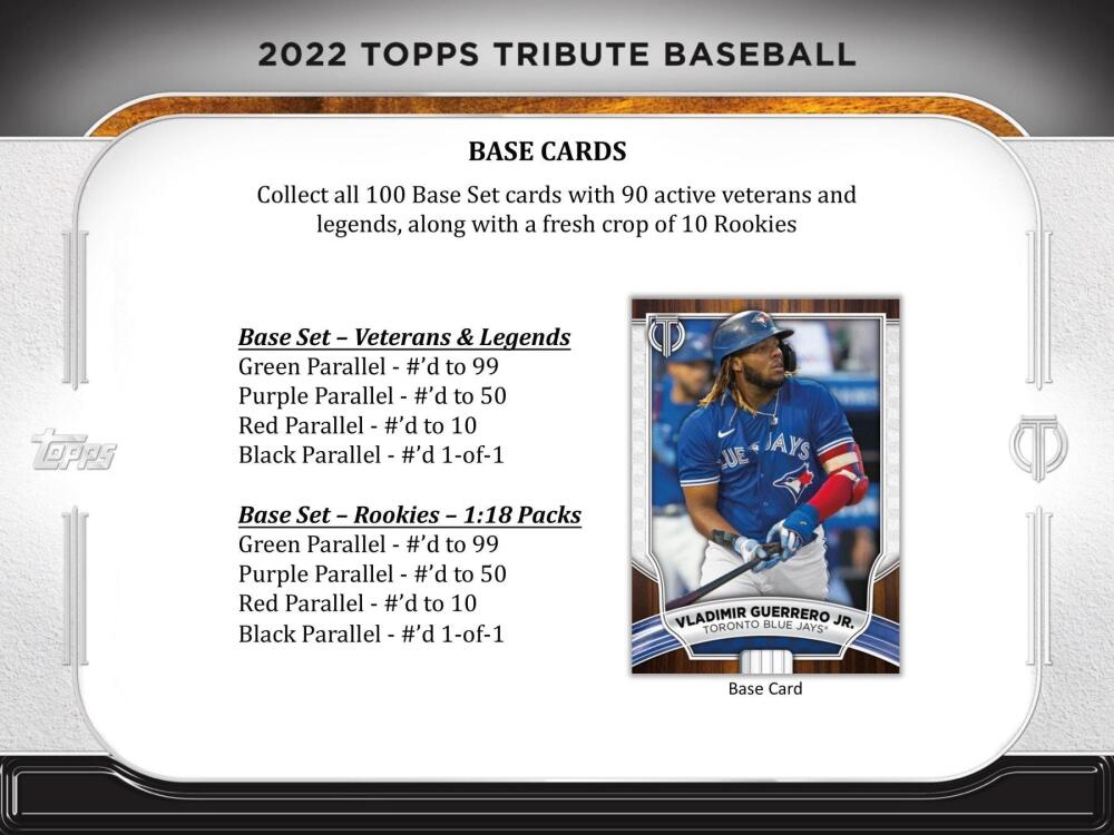 2022 Topps Tribute Baseball Hobby Box Image 5