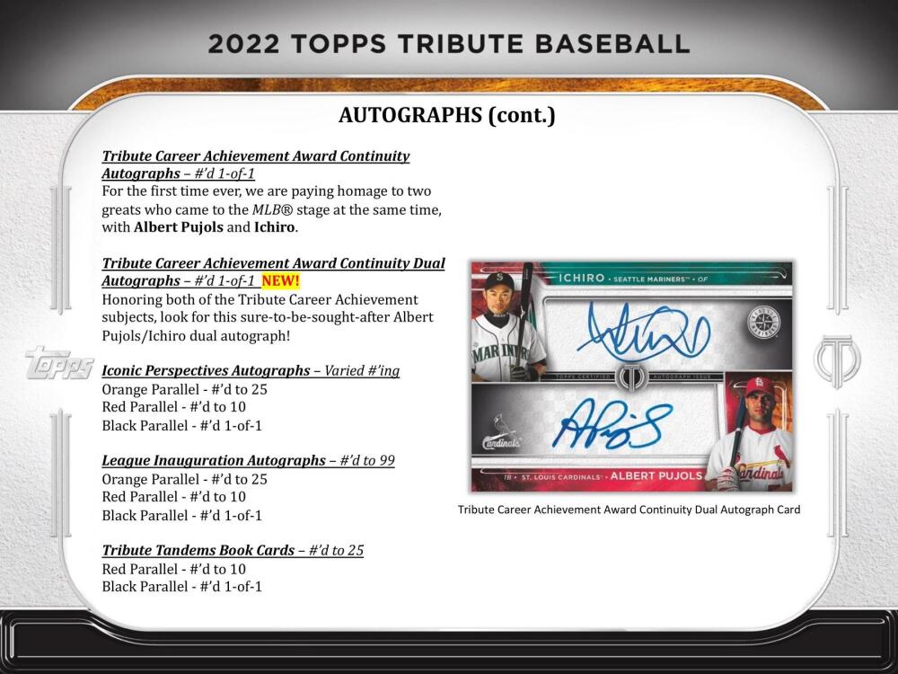 2022 Topps Tribute Baseball Hobby Box Image 7
