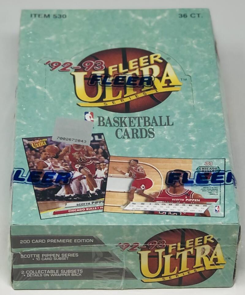 1992-93 Fleer Ultra Series 1 Basketball Box Image 2