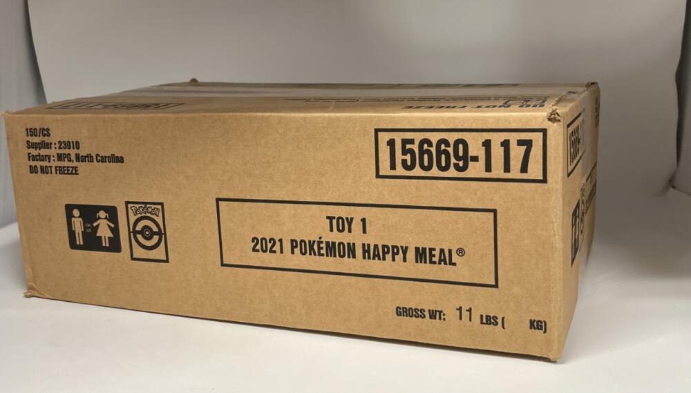 2021 McDonaldâs 25th Anniversary Pokemon Pack Case TOY 1  Image 1