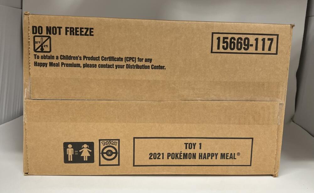 2021 McDonaldâs 25th Anniversary Pokemon Pack Case TOY 1  Image 2