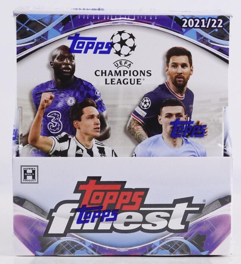 2021-22 Topps Finest UEFA Champions League Soccer Hobby Box Image 2