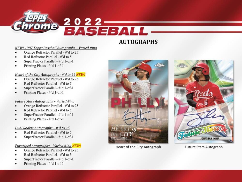 2022 Topps Chrome Baseball Hobby Jumbo Box Image 8
