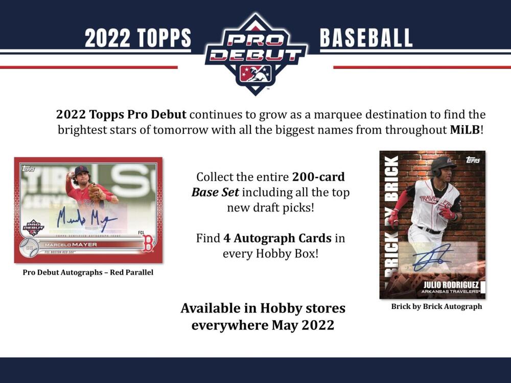 2022 Topps Pro Debut Baseball Hobby Box Image 3