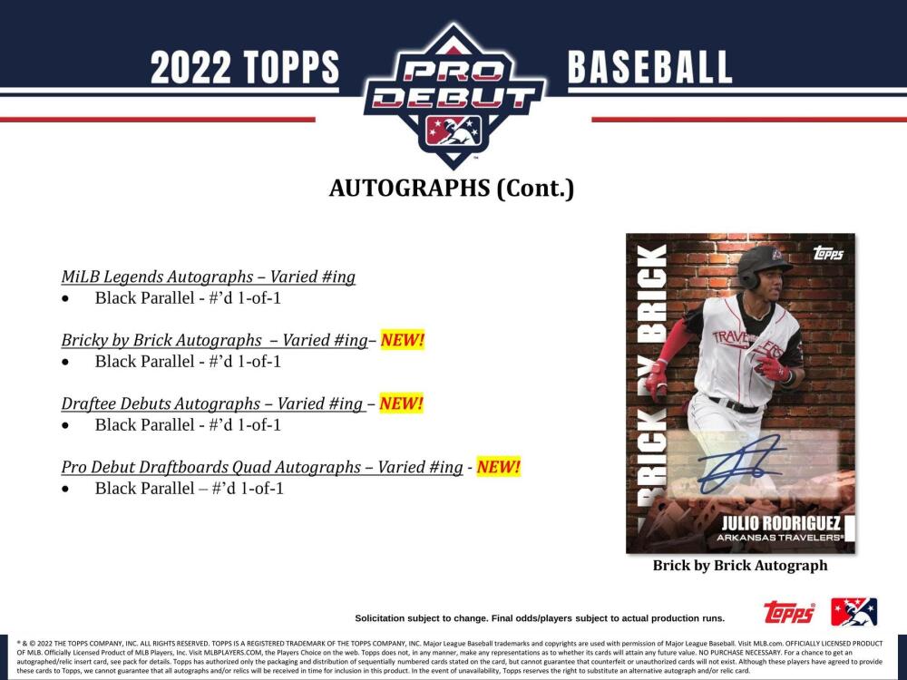 2022 Topps Pro Debut Baseball Hobby Box Image 7