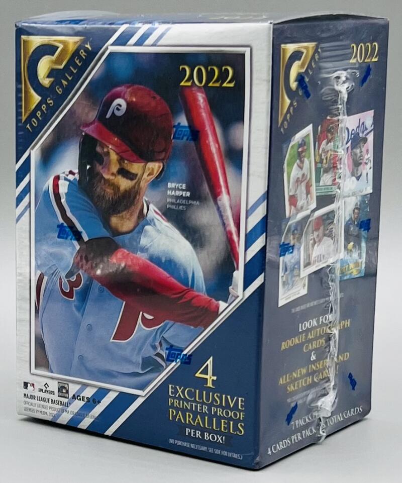 2022 Topps Gallery 7-Packs Baseball Blaster Box Image 1