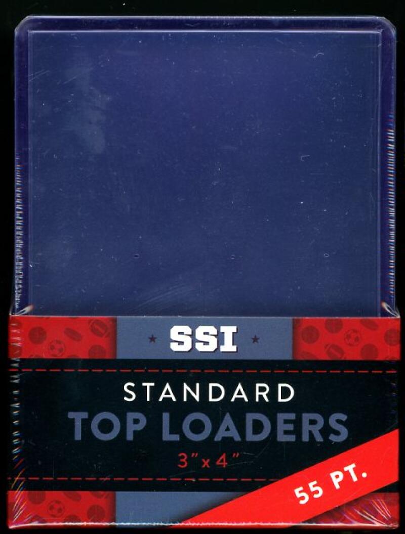 SSI (125) Sports Card 55PT Thick Top Loader 5 Packs of 25 Superior Sports Image 2