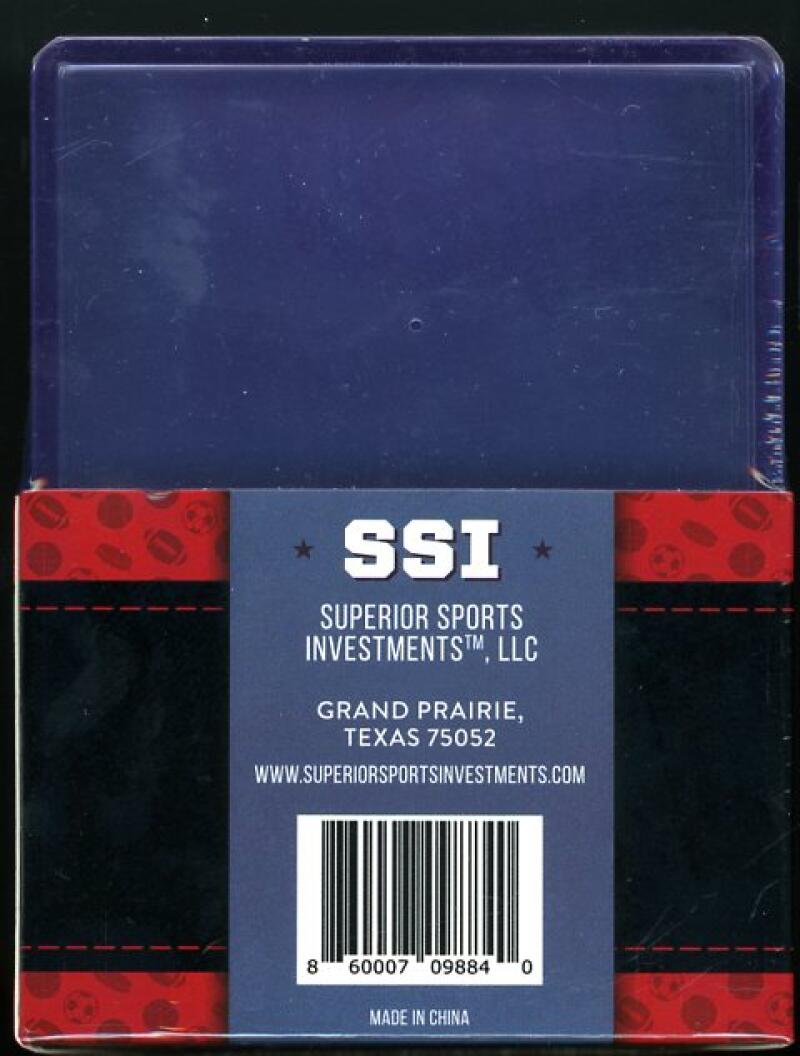 SSI (125) Sports Card 55PT Thick Top Loader 5 Packs of 25 Superior Sports Image 3